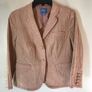 SIMPLY VERA WANG BLUSH PINK JACKET COTTON